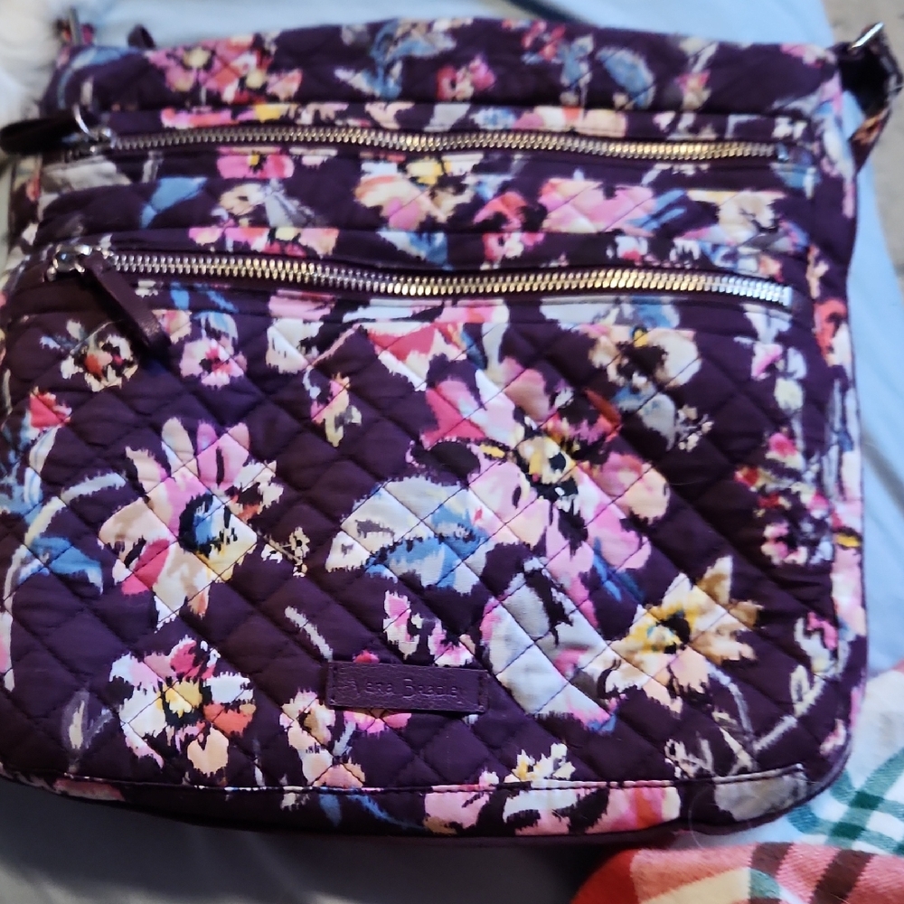 Vera Bradley Purple Floral Crossbody Bag